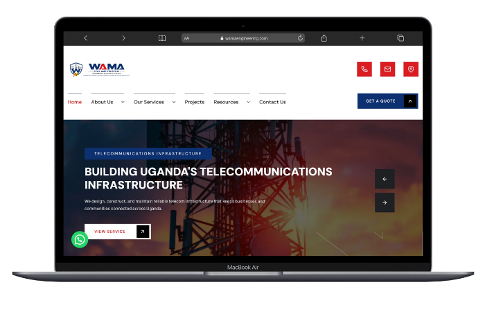 Mugicweb website project